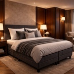 Elektrische boxspringcombinatie, M-Ray, Sense Exclusief, Antraciet